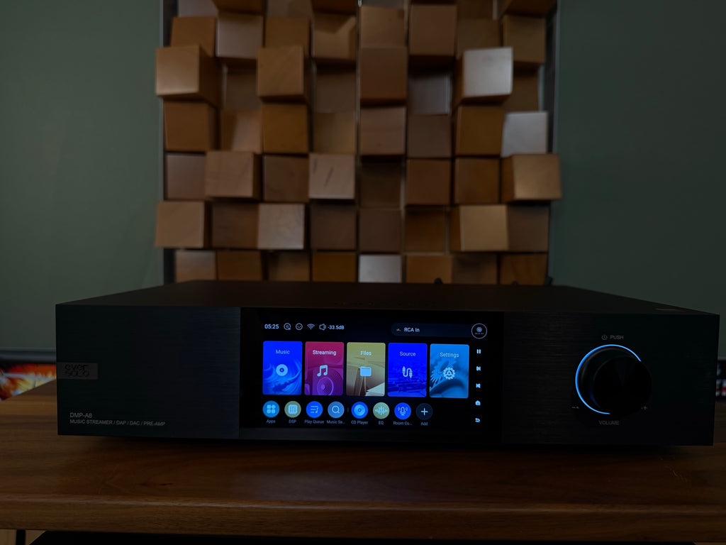Eversolo DMP-A8 touchscreen home UI